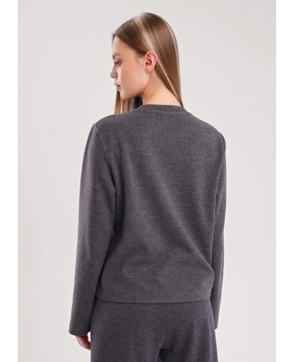 CLE Жакет жен. 157027/190ввэ, т.серый/серый