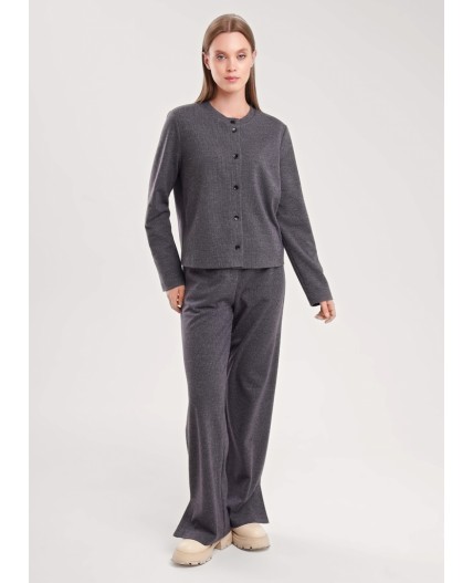 CLE Жакет жен. 157027/190ввэ, т.серый/серый