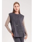 CLE Жилет жен. 157025/190ввэ, т.серый/серый