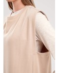 CLE Жилет жен. 157025/190ввэ, т.бежевый/св.бежевый
