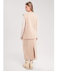 CLE Жилет жен. 157025/190ввэ, т.бежевый/св.бежевый