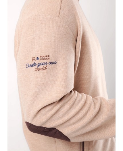 CLE Куртка муж. 452632/17рс maxi, меланж т.бежевый