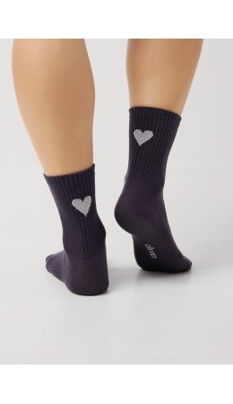 CLE Носки дет.С1524 16-18,18-20 свэг дев, т.серый