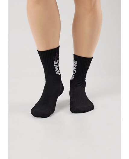 CLE Носки дет.С1529 20-22,22 сплит мал, чёрный