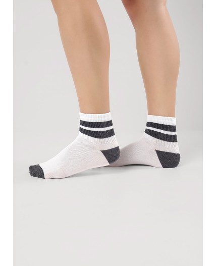 CLE Носки дет.С1539 16-18,18-20 кемпинг мал, белый