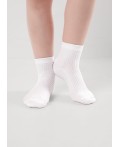 CLE Носки дет.С1543 20-22,22 выпускной хл+эл, белый