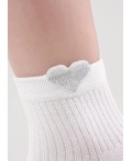 CLE Носки дет.С1543 20-22,22 выпускной хл+эл, белый