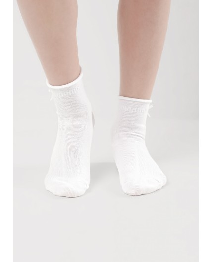 CLE Носки дет.С1544 16-18,18-20 выпускной хл+эл, белый