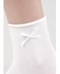 CLE Носки дет.С1544 20-22,22 выпускной хл+эл, белый