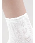 CLE Носки дет.С1545 12-14,14-16 выпускной ажур, белый