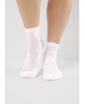 CLE Носки дет.С1547 16-18,18-20 выпускной хл+эл, белый