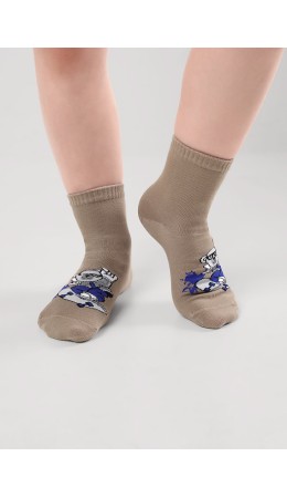 CLE Носки дет.С1549 12-14,14-16 fashion база мал, т.бежевый
