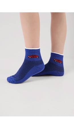 CLE Носки дет.С1561 16-18,18-20 сетка мал, синий