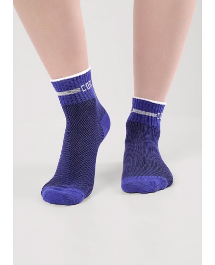 CLE Носки дет.С1562 12-14,14-16 сетка мал, синий