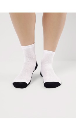 CLE Носки дет.С1565 16-18,18-20 сетка мал, белый