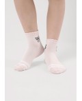 CLE Носки дет.С1566 16-18,18-20 сетка дев, розовый