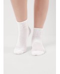 CLE Носки дет.С1569 16-18,18-20 сетка укороч, белый