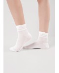 CLE Носки дет.С1571 20-22,22 сетка дев, белый