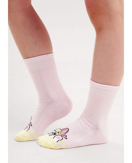 CLE Носки дет.С1580 16-18,18-20 викенд дев, розовый