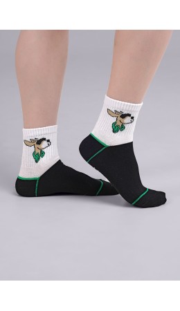 CLE Носки дет.С4404 16-18,18-20 зум мал, чёрный