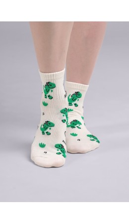 CLE Носки дет.С4405 16-18,18-20 зум мал, молочный