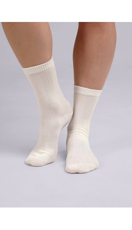 CLE Носки жен.Д2407 fashion база хл+эл, св.бежевый