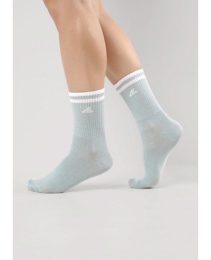 CLE Носки жен.Д2511 нежность хл+эл, зелёный