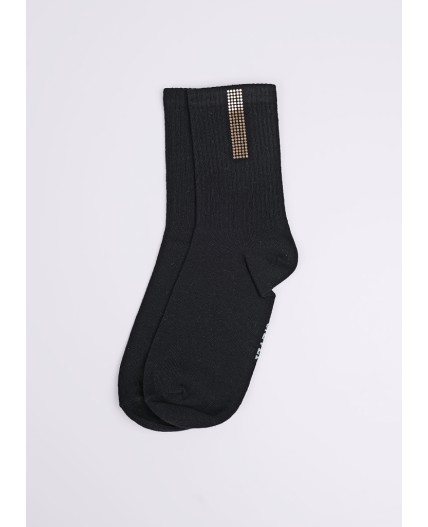 CLE Носки жен.Д5537 8 марта хл+эл, чёрный