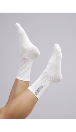 CLE Носки жен.Д5537 8 марта хл+эл, белый