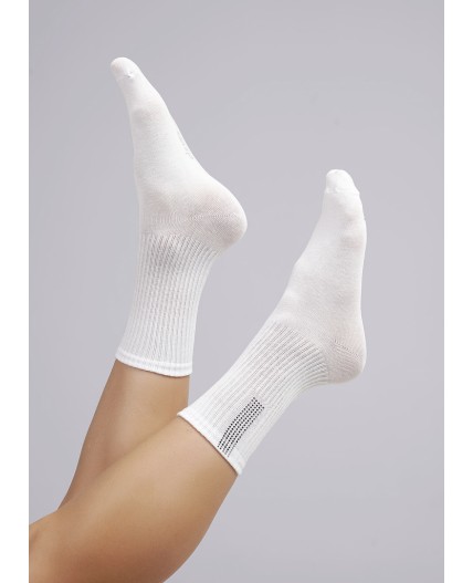 CLE Носки жен.Д5537 8 марта хл+эл, белый