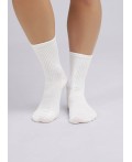CLE Носки жен.Д5537 8 марта хл+эл, белый