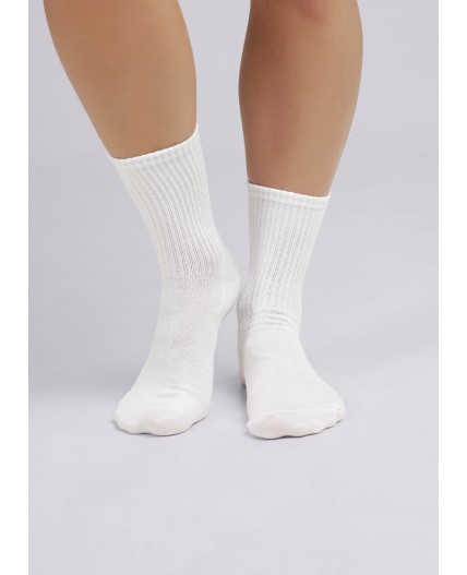 CLE Носки жен.Д5537 8 марта хл+эл, белый