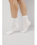 CLE Носки жен.Д5556 8 марта хл+эл, белый