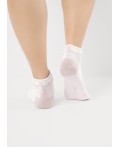 CLE Носки жен.Д5564 сетка укороч, белый