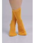 CLE Носки жен.Д665Ш шерсть пан+шерсть, т.жёлтый