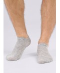 CLE Носки муж.S110 хл+эл б/паг, меланж серый