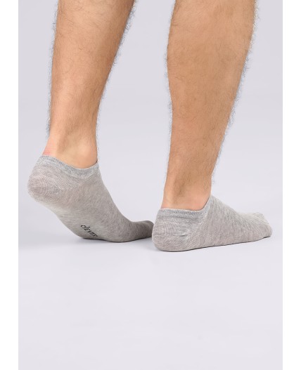 CLE Носки муж.S110 хл+эл б/паг, меланж серый
