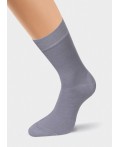 CLE Носки муж.Б100Л бамб+эл, св.серый