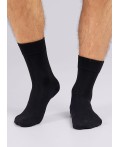 CLE Носки муж.Б100Л бамб+эл, чёрный