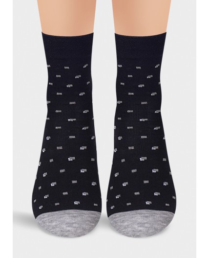 CLE Носки муж.К154Л хл+эл, чёрный