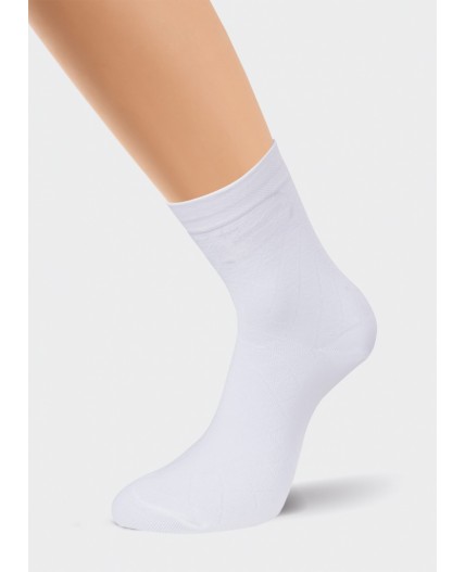 CLE Носки муж.К195Л хл+эл, белый