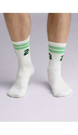 CLE Носки муж.К3379Л 23Ф хл+эл, белый