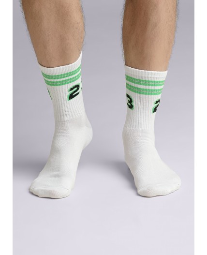 CLE Носки муж.К3379Л 23Ф хл+эл, белый