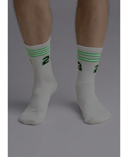 CLE Носки муж.К3379Л 23Ф хл+эл, белый