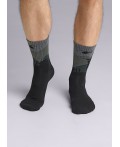 CLE Носки муж.К3384Л 23Ф хл+эл, чёрный