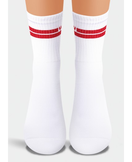 CLE Носки муж.К6201 Олимп хл+эл, белый