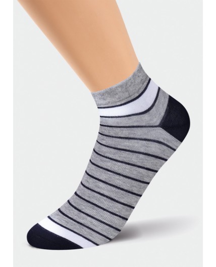 CLE Носки муж.К6213Л, меланж серый