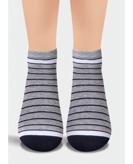 CLE Носки муж.К6213Л, меланж серый