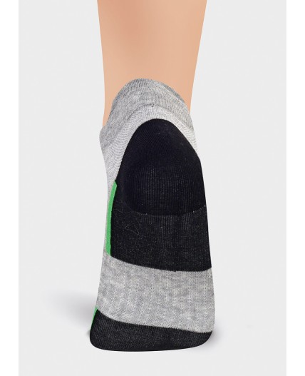 CLE Носки муж.К6219Л Mexico укор, меланж серый
