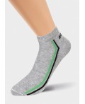 CLE Носки муж.К6220Л Mexico укор, меланж серый